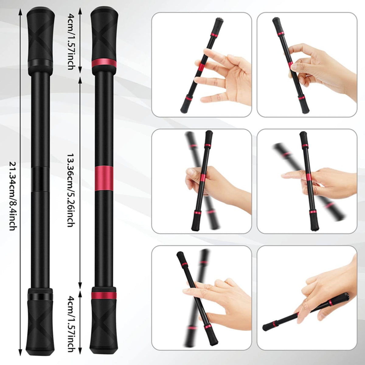 4 Pieces Pen Spinning Spinner Pen Gaming Pen Spinning Mod Gaming Spinning Pens Flying Spinning Pen