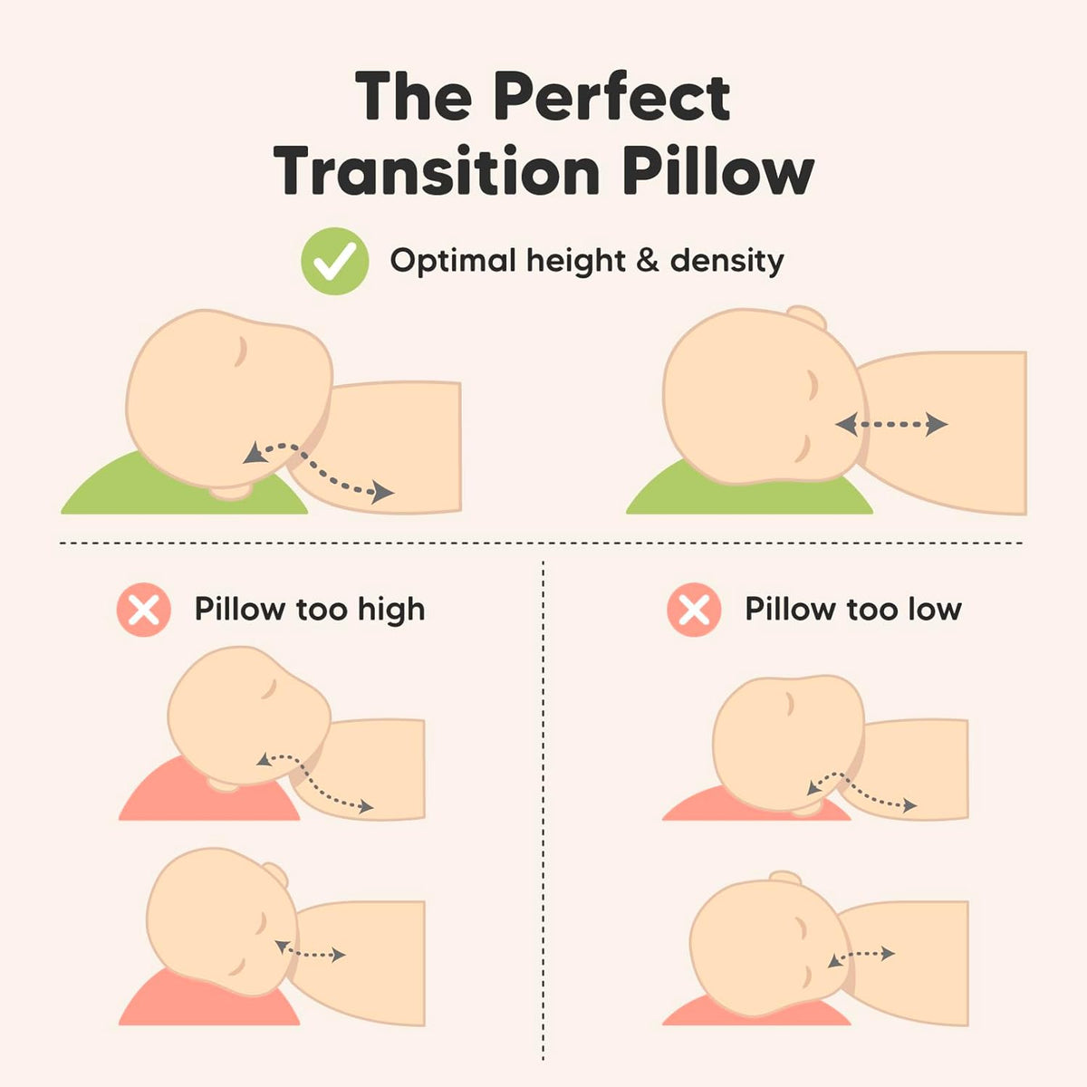 Toddler Pillow with Pillowcase - 13x18 My Little Cuddly Pillow, Viscose Derived From Bamboo Nursery
