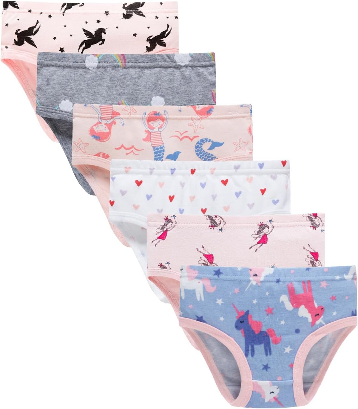 Boboking Soft Cotton Underwear Toddler Girls'Briefs Soft Undies