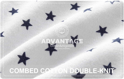 Unisex Newborn Baby Cotton 4-Pack Pants Embroidery Pringting Casual Leggings 0-24 Months for Boys