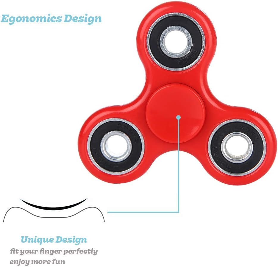 SCIONE Fidget Spinners Toys 5 Pack, Sensory Hand Fidget Pack Bulk, Anxiety Toys Stress Relief