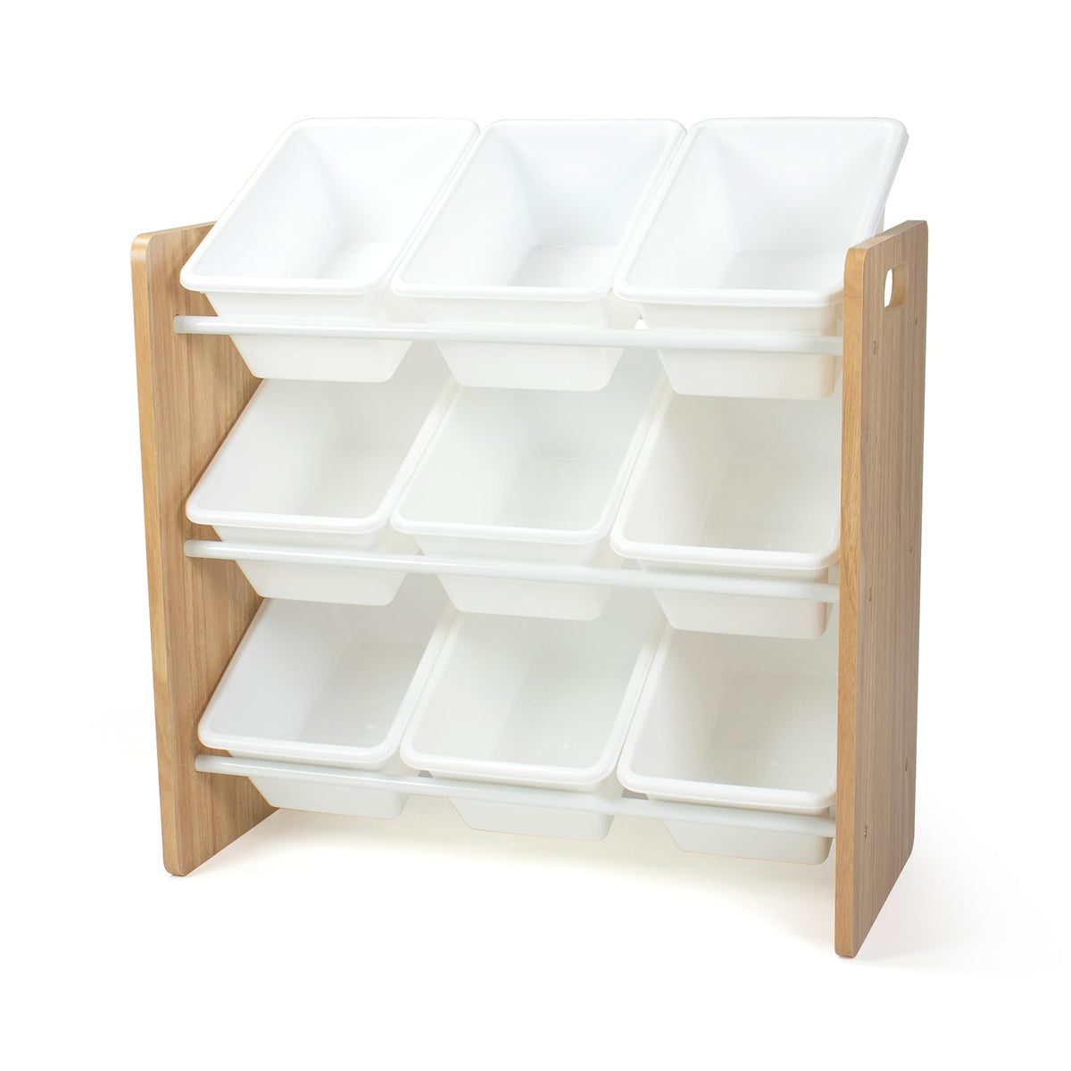 Humble Crew Kids Toy Organizer with 9 Bins, 3 Tier Storage for Playroom