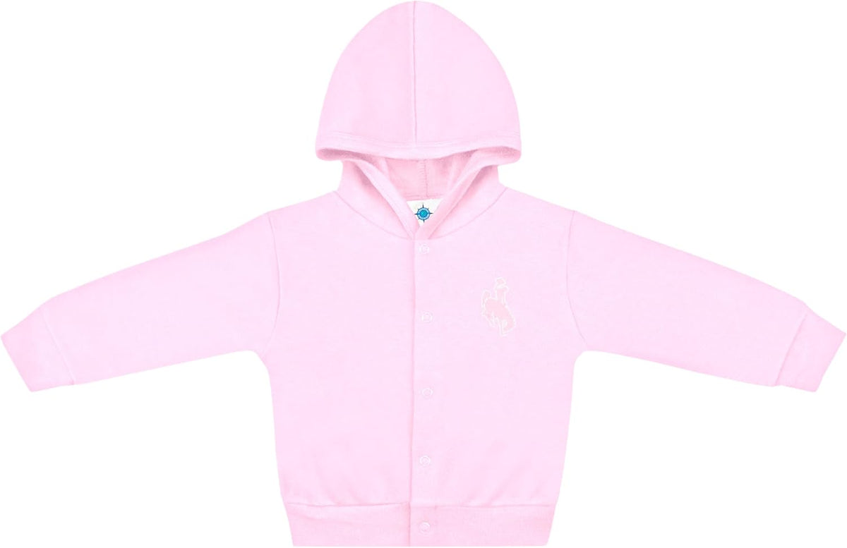 Creative Knitwear College Baby Snap Hooded Jacket - Team Logo, Multiple Colors, for Boys & Girls