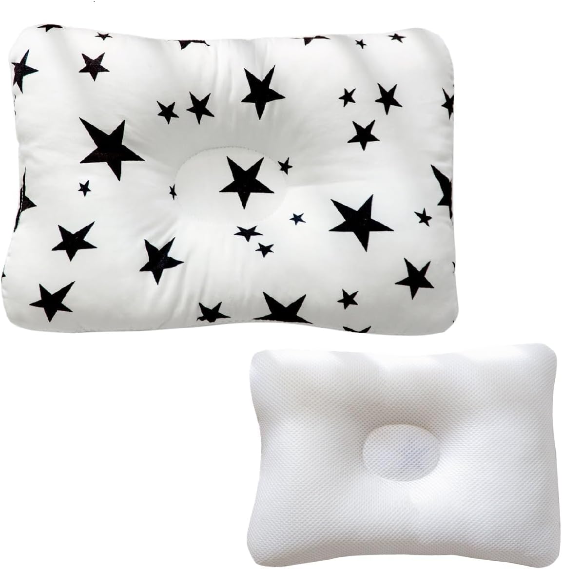 Unisex Pillow 13x9x2, Hypoallergenic Airmesh Breathable Cool 100% Cotton, Control Sweat, Ideal for