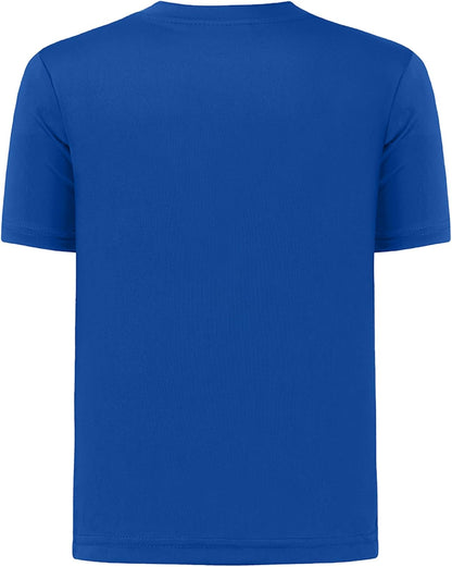 QBK 2T to Youth Neon Shirt Kids UPF 50+ Dry Fit Athletic Short Sleeve Rash Guard T Shirts for Boys