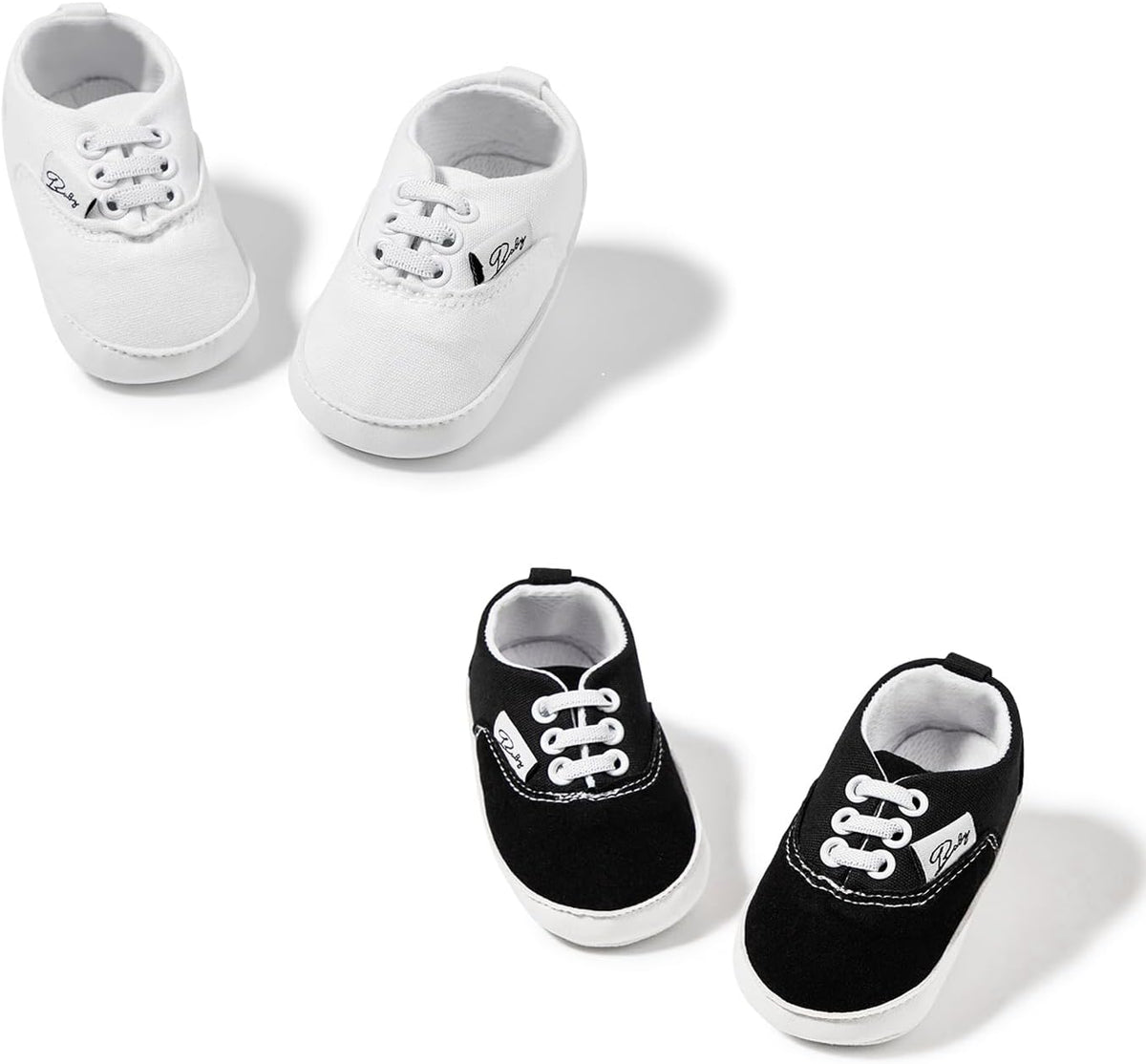 Morbido Infant Baby Boys Girls Canvas Sneaker Toddler Slip On Anti Skid Newborn First Walkers Candy