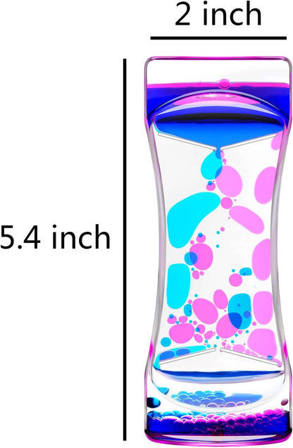 Liquid Motion Bubbler & Diamond Shaped Penguin Liquid Timer and Moving Sand Art Picture Pack of 3