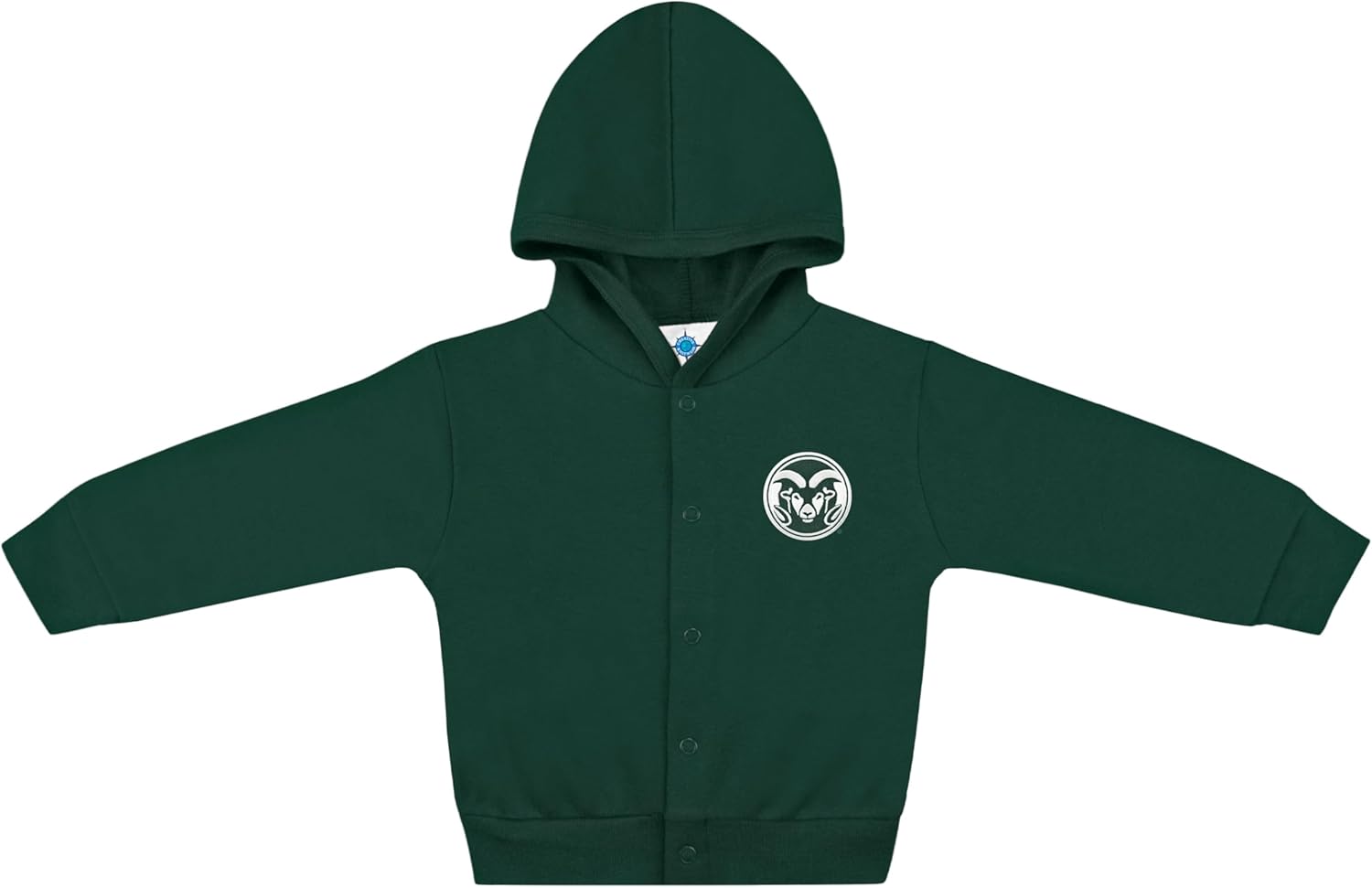 Creative Knitwear College Baby Snap Hooded Jacket - Team Logo, Multiple Colors, for Boys & Girls
