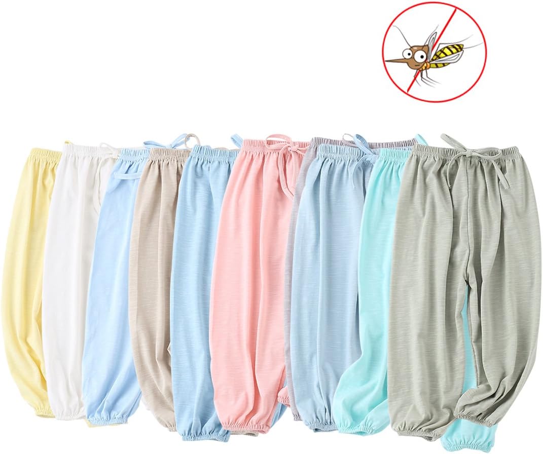 PAUBOLI Baby Long Bloomers Soft Cotton Harem Pants for Boys Girls 12M-7T