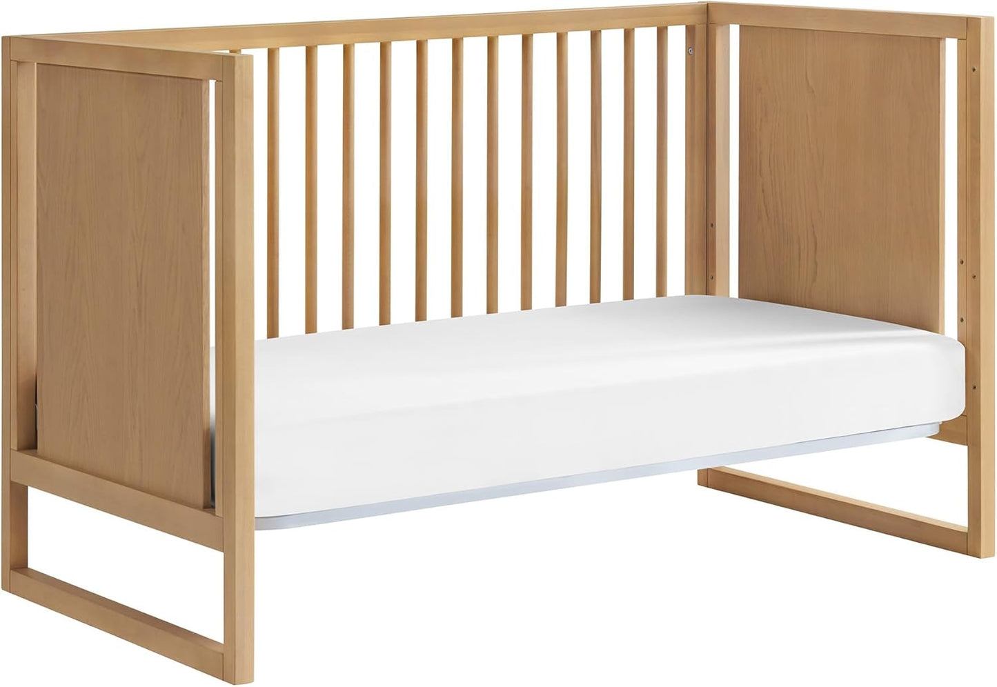 Nurture& The Crib - Baby, Toddler Convertible Crib | Sustainable Non-Toxic Materials | 3 Adjustable