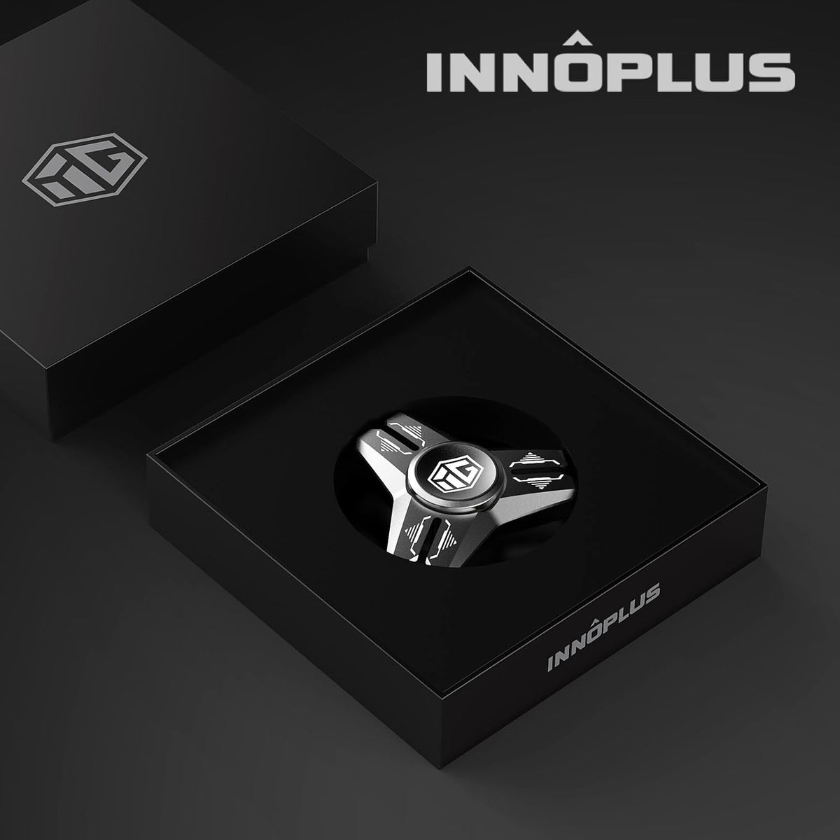 INNÔPLUS Fidget Spinner, Sturdy Stainess Steel Construction Metal Fidget Spinner, Fidget Spinners
