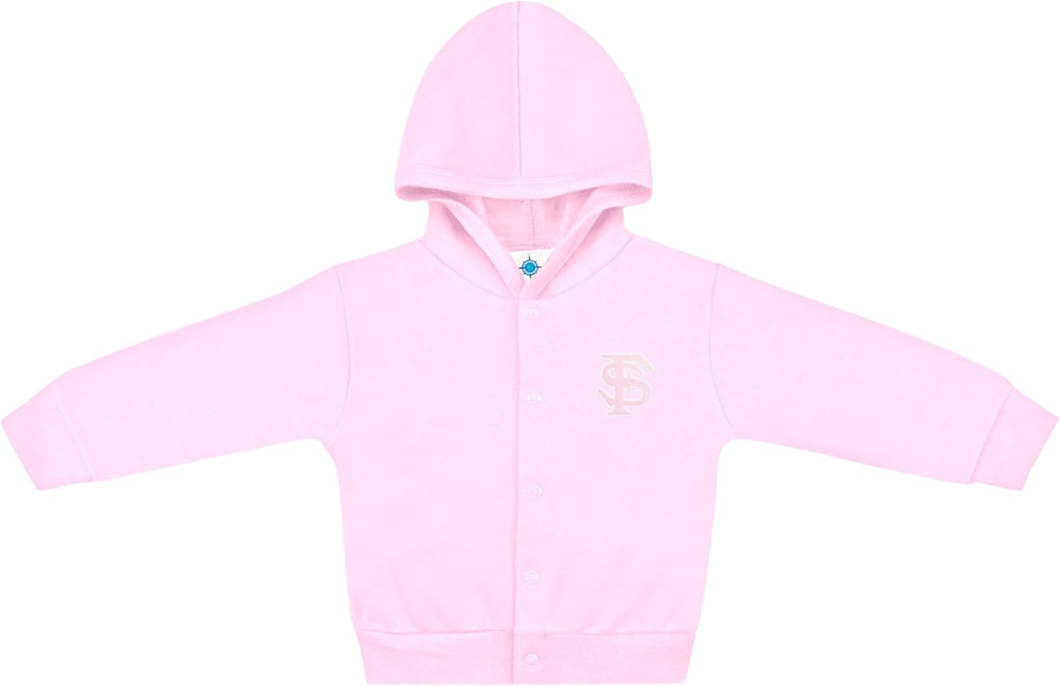 Creative Knitwear College Baby Snap Hooded Jacket - Team Logo, Multiple Colors, for Boys & Girls