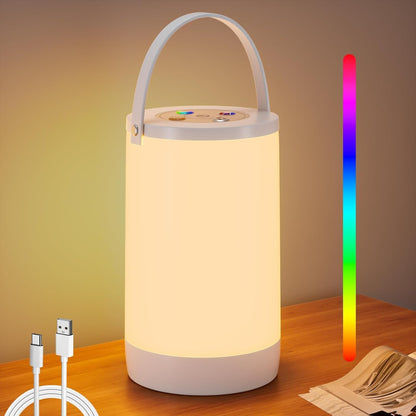 Night Light for Kids, Portable USB Night Lamp with 2200 mAh Battery, Bright Color Changing Light