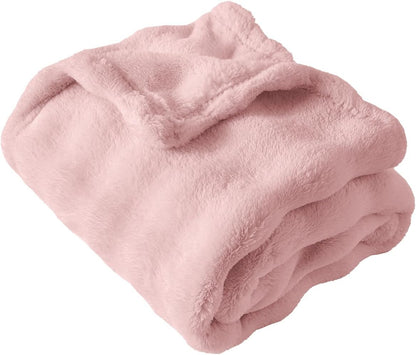 Fleece Baby Blanket for Girls Bubble Design, Warm Cozy and Fluffy Infant Newborn Toddler Small