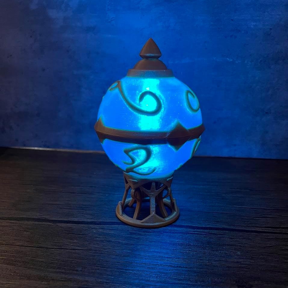 MunnyGrubbers - Pal Sphere with LED Lights and Stand - Pal World Style Decor - Palsphere - No Paint