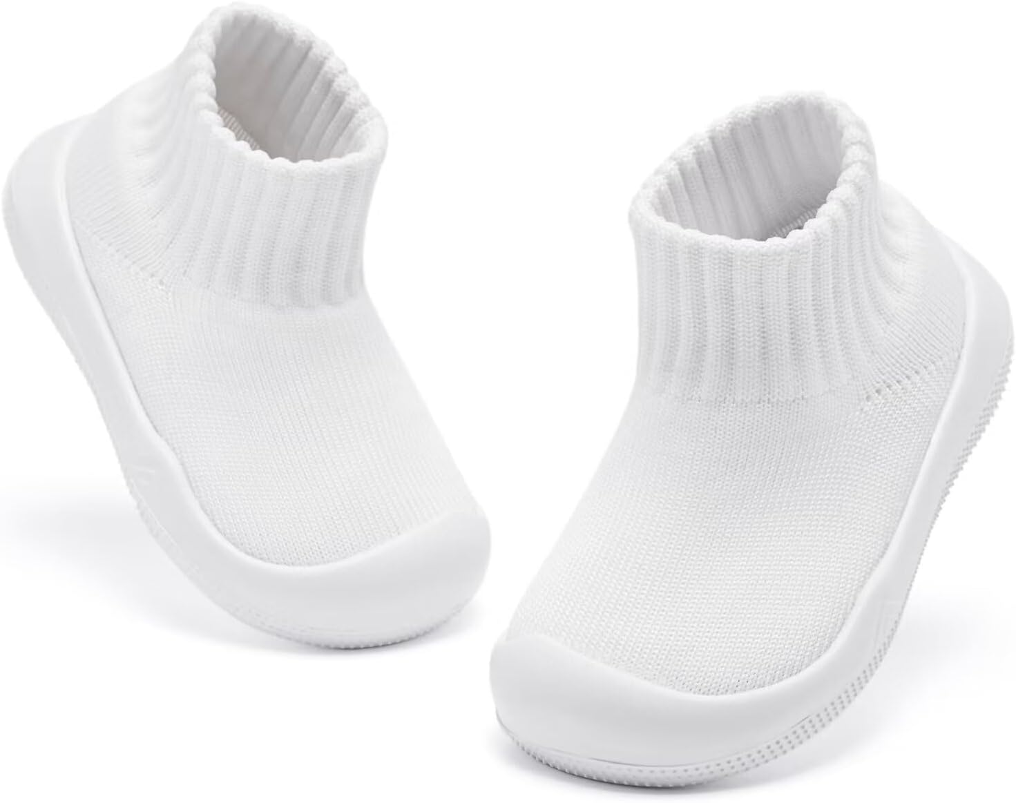 Eashi Baby Boy Girl Non-Skid Indoor Infant Walking Shoes Breathable Warm Elastic Sock Shoes with