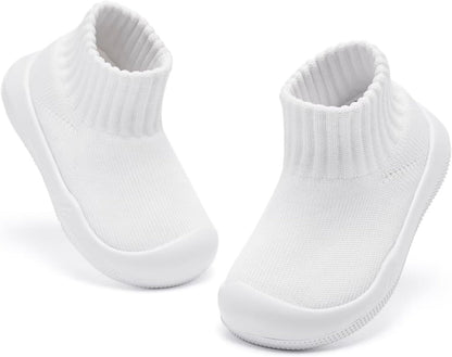 Eashi Baby Boy Girl Non-Skid Indoor Infant Walking Shoes Breathable Warm Elastic Sock Shoes with