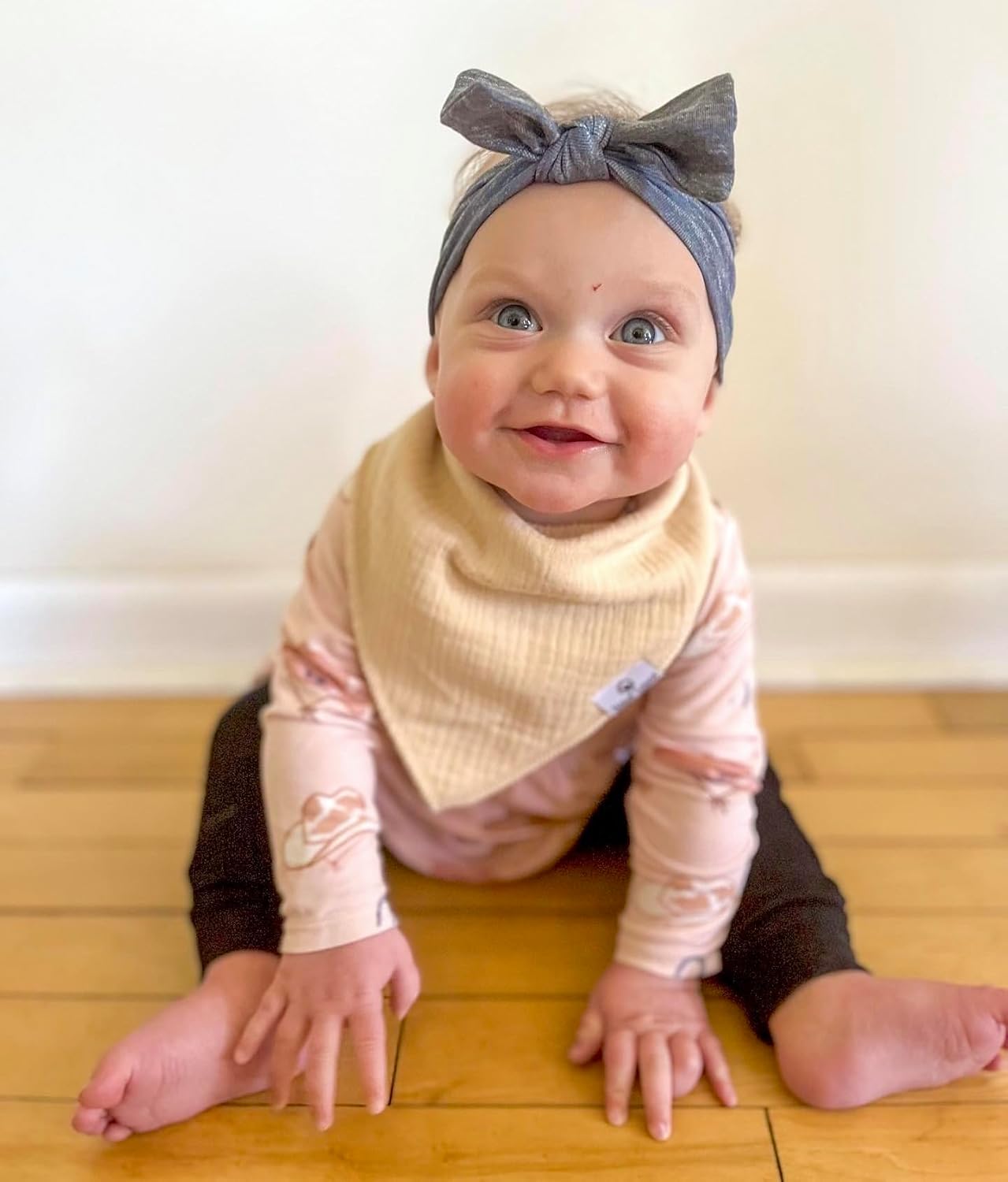 DiaperSquad's Baby Bibs for Drooling and Teething, Bibs for Boys, Baby Girl - Solid Cotton Baby