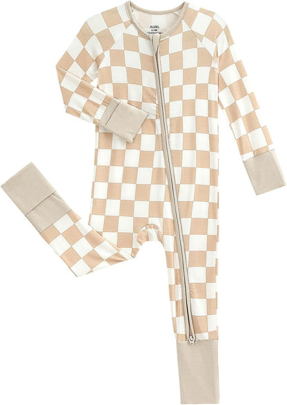 Baby Viscose from Bamboo Pajamas - Infant Boys Girls Footless Zippy Pjs Sleep 'N Play Clothes - One