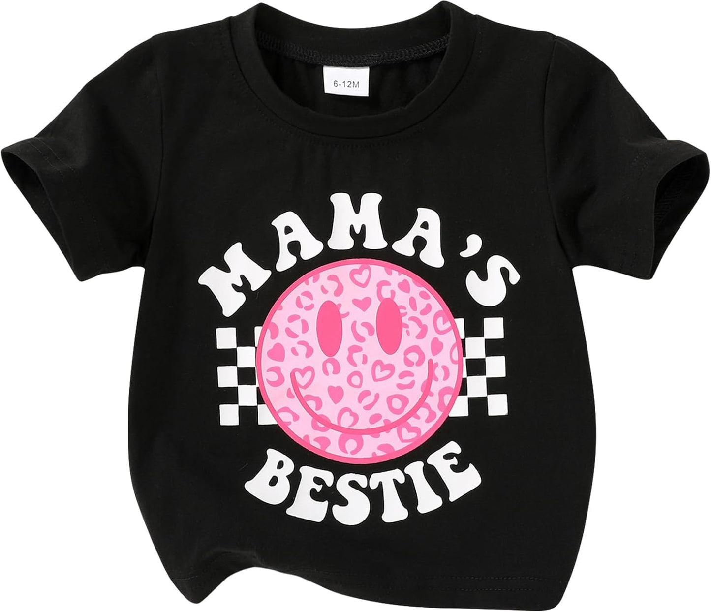 Happy Town Toddler Clothes Baby Boy Girl Smiley Face Shirt Short Sleeve T-Shirt Tee Summer Tops