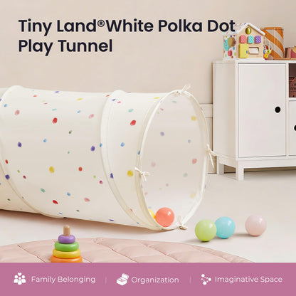 Tiny Land Kids Play Tunnel with Storage Bag for Toddlers and Baby