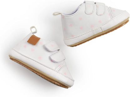 SOFMUO Baby Boys Girls High Top Ankle PU Leather Sneakers Soft Rubber Sole Infant Moccasins Newborn