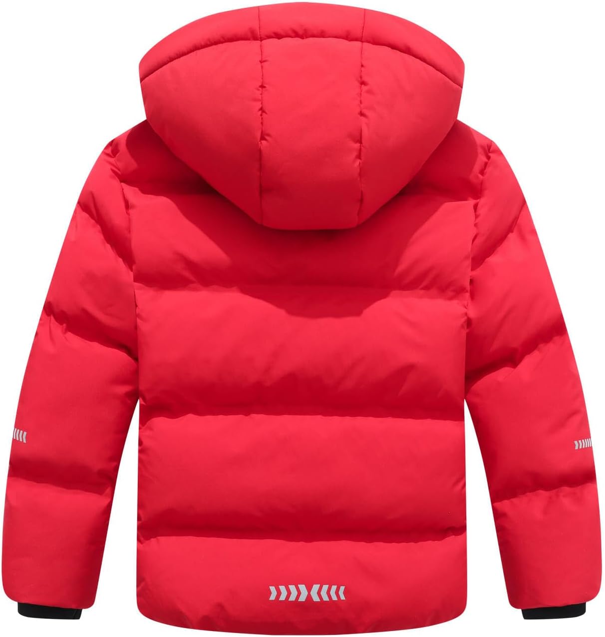 Kids Boy's Winter Coat Fleece Lined Waterproof Jacket Puffy Cotton Coat Thick Hooded Down Outdoor