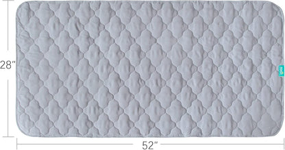 Waterproof Crib Mattress Protector Pad Cover 28" x 52", Anti Slip & Absorbent Waterproof Bed Pads