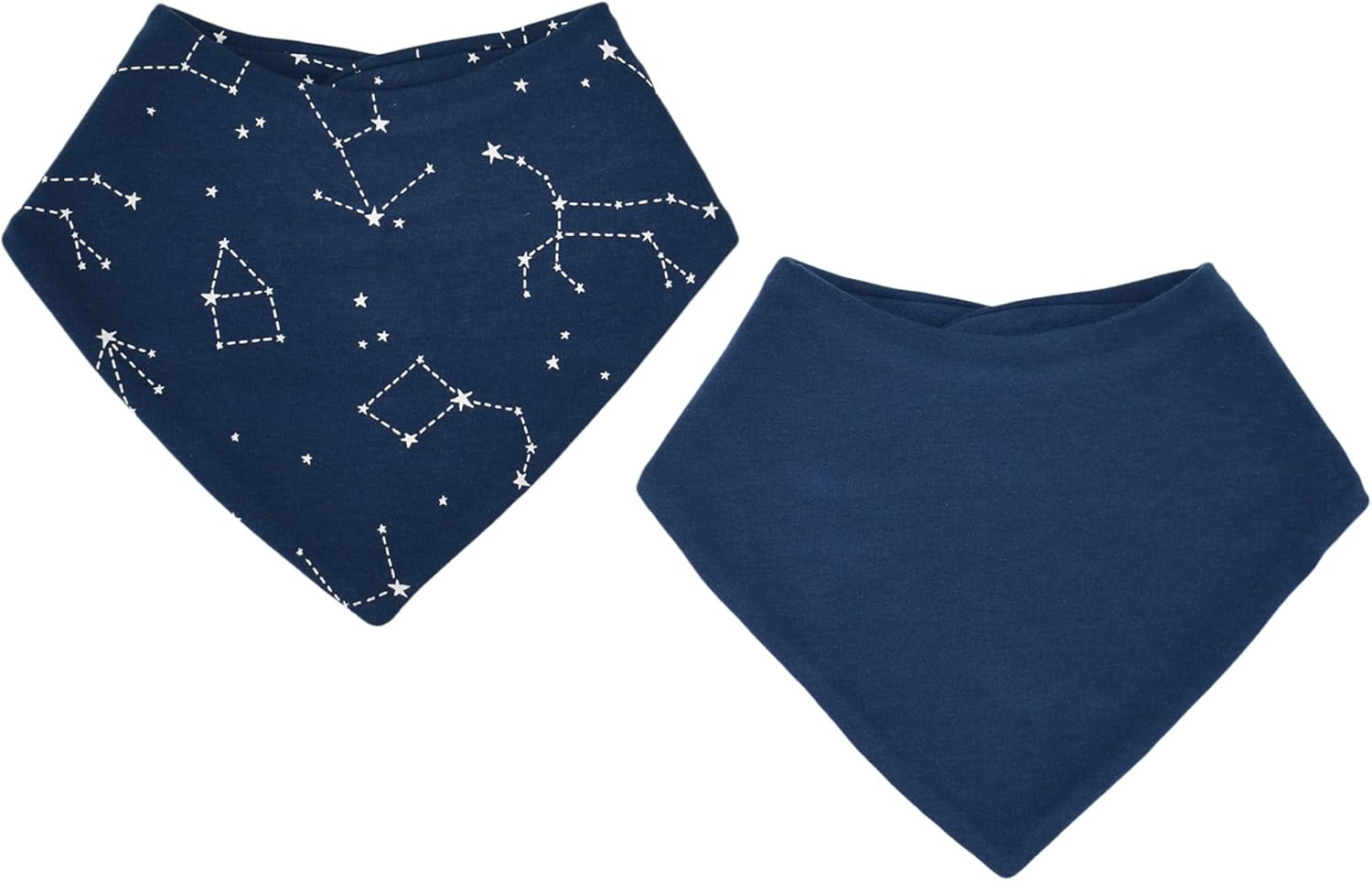 Woolino Merino Wool Baby Bibs - Highly Absorbent Bandana Bib with Cotton Outer Layer and Merino