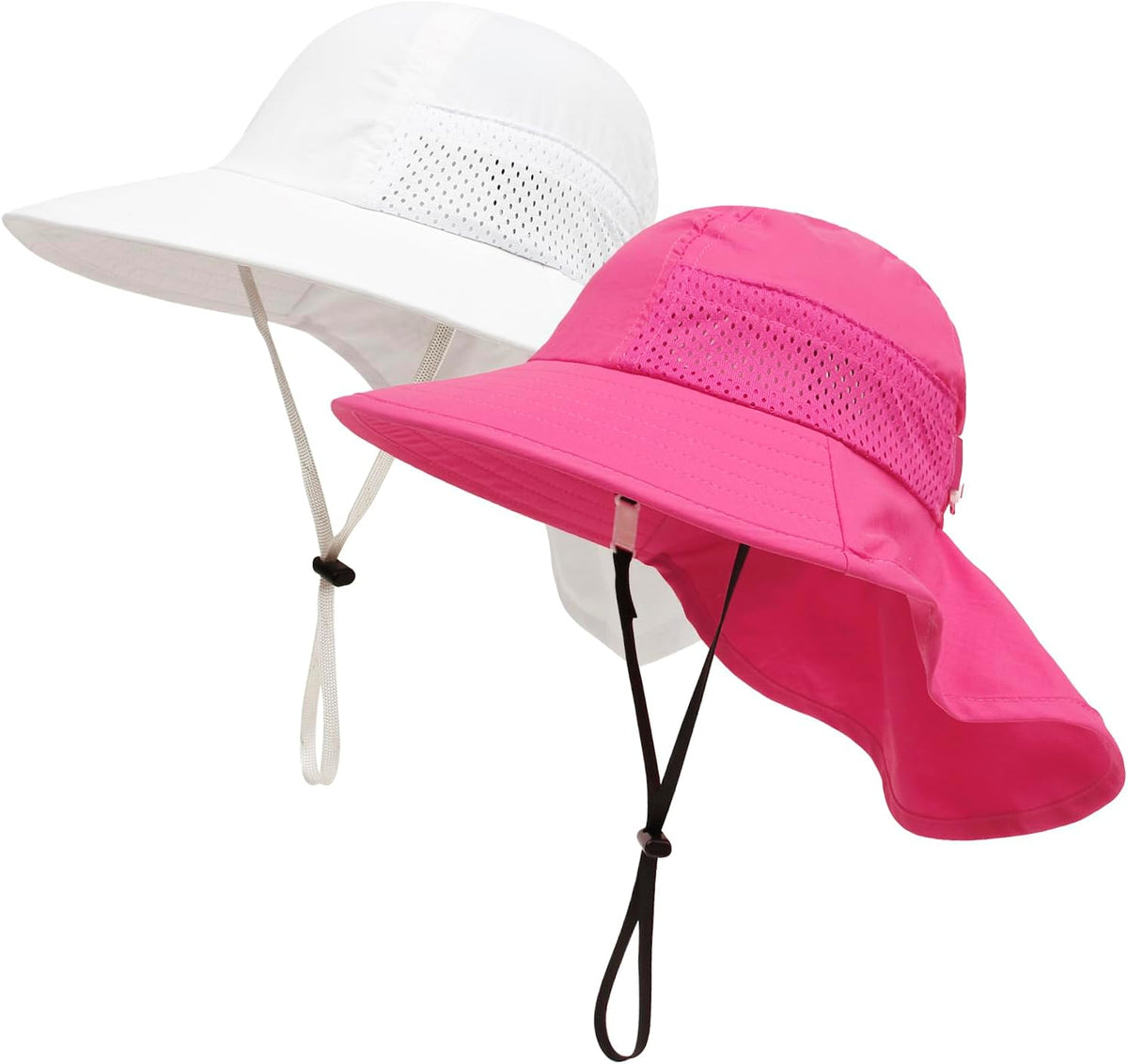XIAOHAWANG Girls Sun Hat Baby Beach Hats Boys UPF 50+ Kids Summer Protection Cap Toddler Breathable