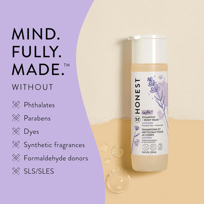 The Honest Company Silicone-Free Conditioner & 2-in-1 Cleansing Shampoo + Body Wash Duo | Gentle