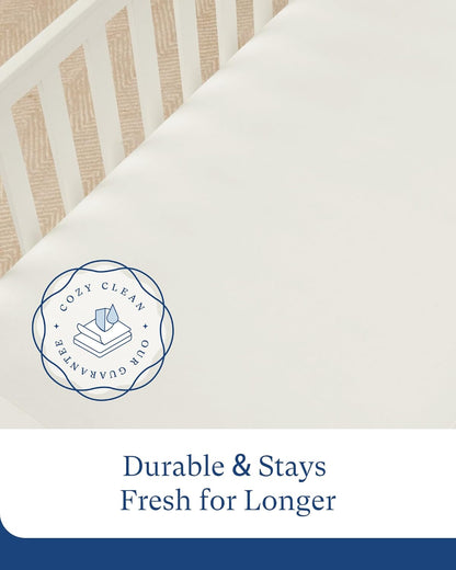 Supersoft Diaper Changing Pad Covers, 2-Pack Premium Bamboo Viscose Change Table Pad Covers for