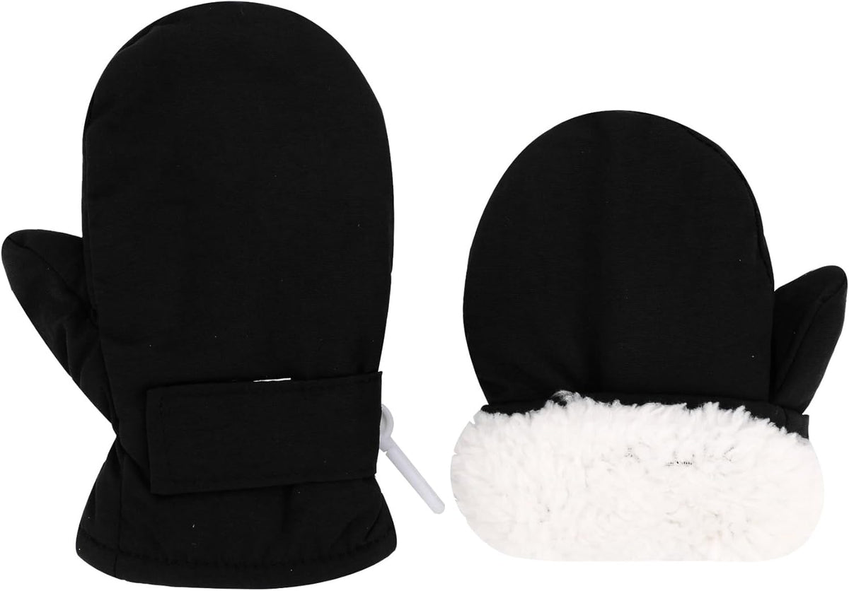 Toddler Gloves Kids Mittens Winter Warm Lined Fleece Gloves Waterproof Snow Baby Mitten for Boys