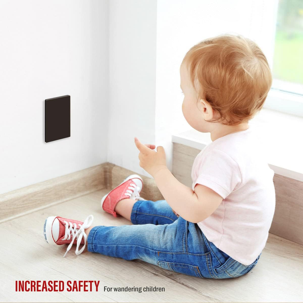 ENERLITES Screwless Blank Wall Plate, Child Safe Blank Device Outlet Cover, Standard Size, 1-Gang