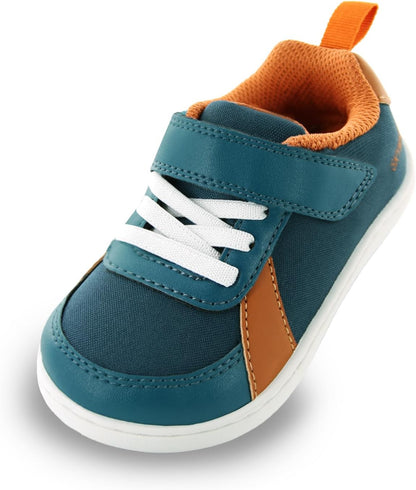 SKYWHEEL Toddler Wide Toe Box Barefoot Shoes Boys Sneakers Kids Tennis Shoes Comfort Lightweight