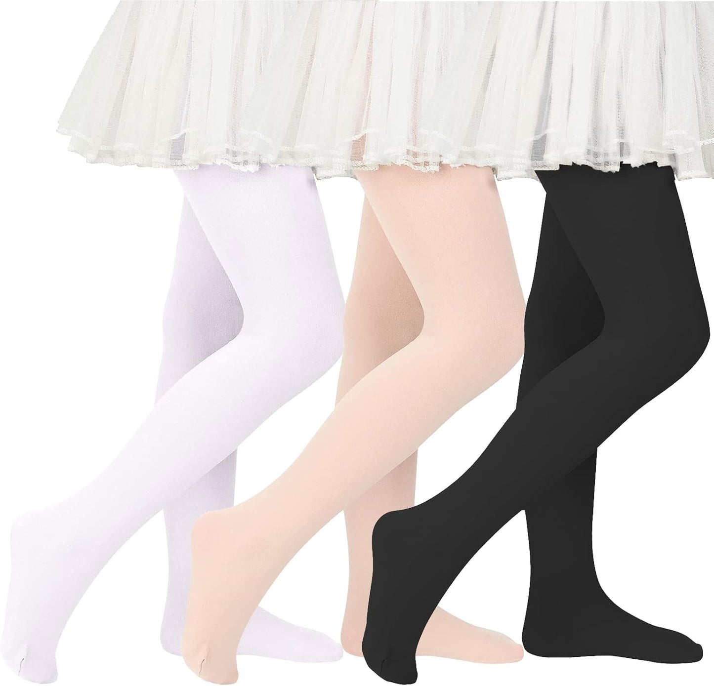 Girls Ballet Dance Tights for Toddler Baby Soft Athletic Leggings Infant Elastic Dance Tights for