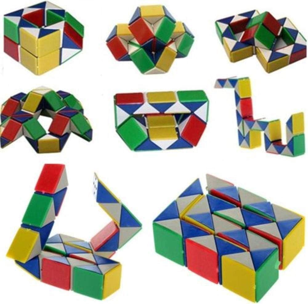 Fidget Stress Reliever Brain Teaser Dexterity Decompression 4 Pack Including a Genuine Tangle®