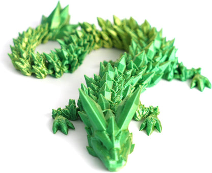Dragon Egg - 3D Printed Egg with Flexible Pearly Sheen Dragon Inside, 3D Printed Surprise Gift