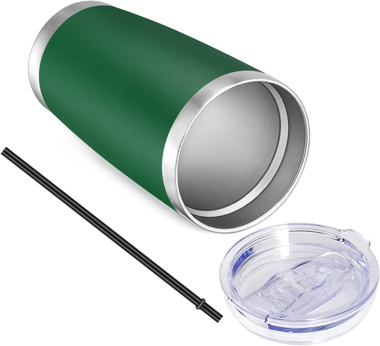 VEGOND 20oz Tumbler with Lid and Straw Stainless Steel Tumbler Cup Bulk Vacuum Insulated Double