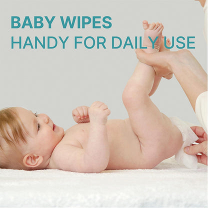 Korea's #1 Light Baby Wipes - Hypoallergenic, Water-Based, Unscented, Alcohol & Paraben-Free – 50