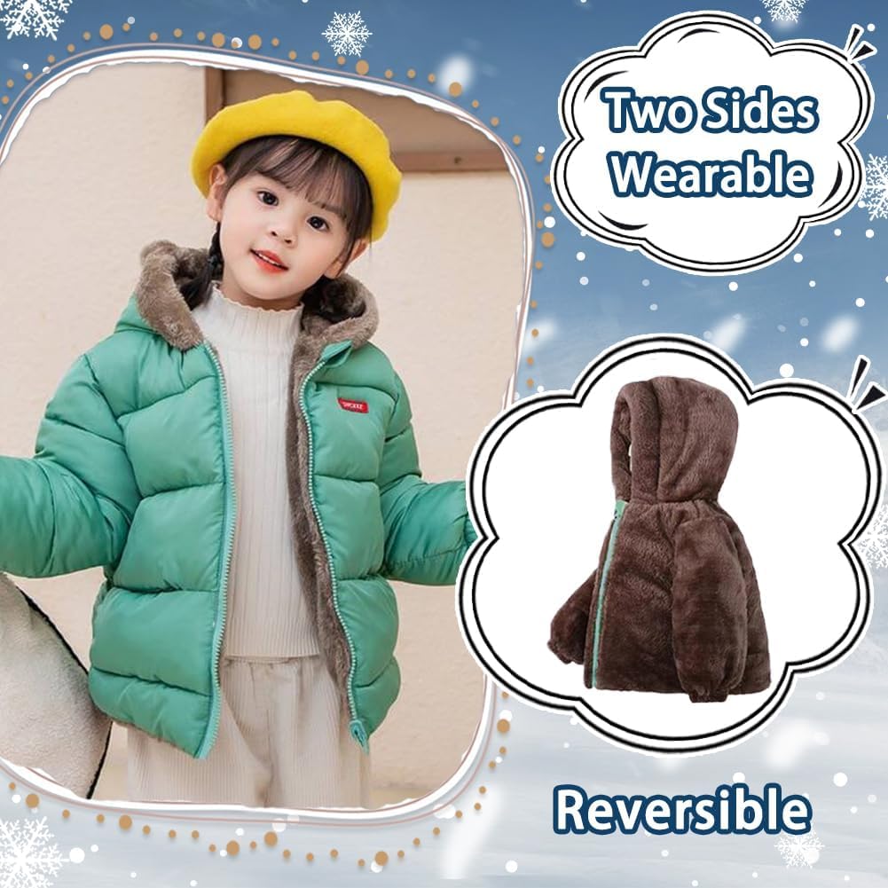 Fairy Baby Infant Baby Winter Coat Cute Teddy Bear Hooded Jacket Warm Fleece Outerwear Windproof