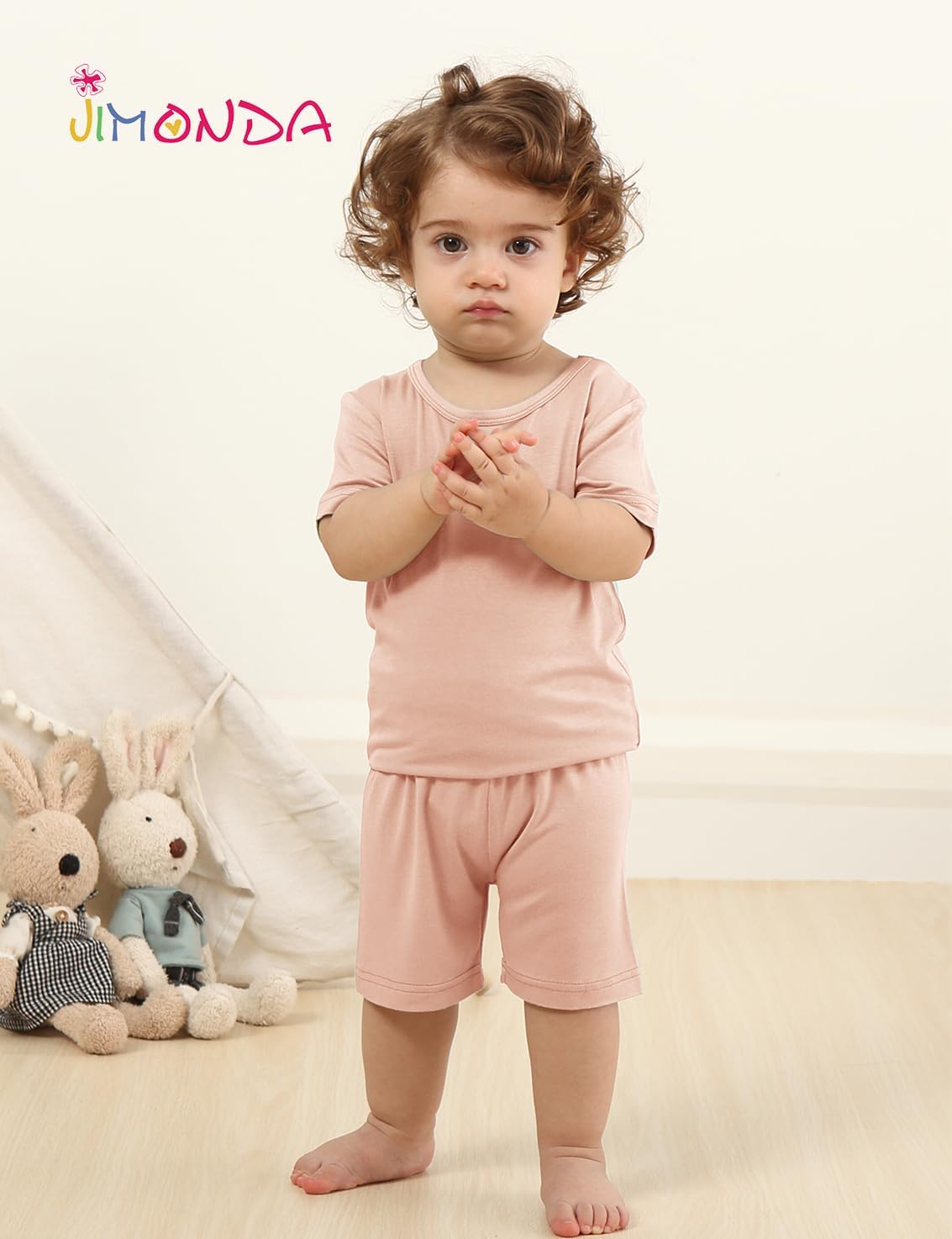 Jimonda Baby Boys Girls Pajama Sets Toddler Sleepwear Cool Jammies 2pcs Viscose from Bamboo PJs