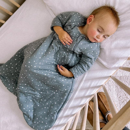 GUNAMUNA Unisex Long-Sleeve Sleep Sack, Wearable Sleep Bag for Babies and Toddlers, Soft Rayon, 1.0