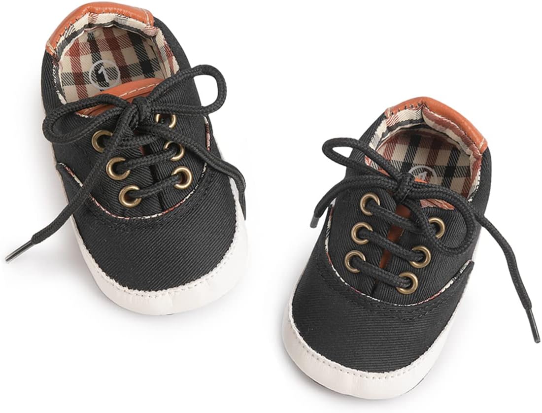 Morbido Infant Baby Boys Girls Canvas Sneaker Toddler Slip On Anti Skid Newborn First Walkers Candy
