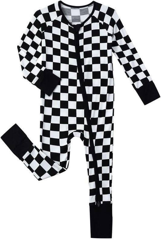 Baby Viscose from Bamboo Pajamas - Infant Boys Girls Footless Zippy Pjs Sleep 'N Play Clothes - One