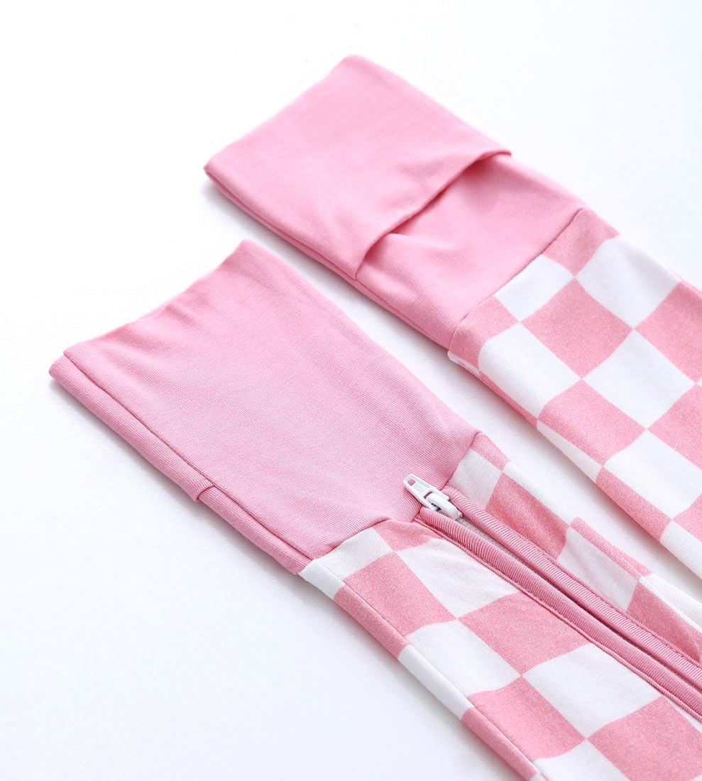 Baby Viscose from Bamboo Pajamas - Infant Boys Girls Footless Zippy Pjs Sleep 'N Play Clothes - One