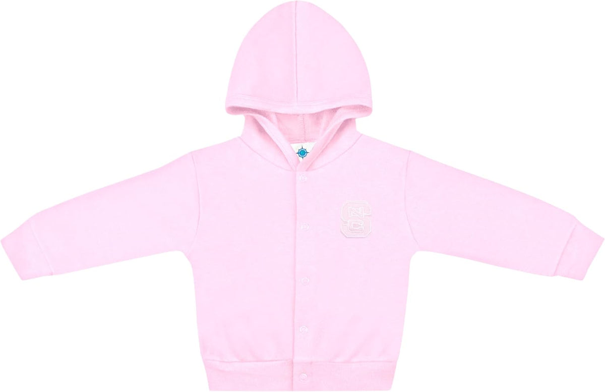 Creative Knitwear College Baby Snap Hooded Jacket - Team Logo, Multiple Colors, for Boys & Girls