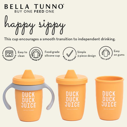 Sippy Cup by Bella Tunno, Silicone Training Cup with Transition Handles for Infants, Toddlers &