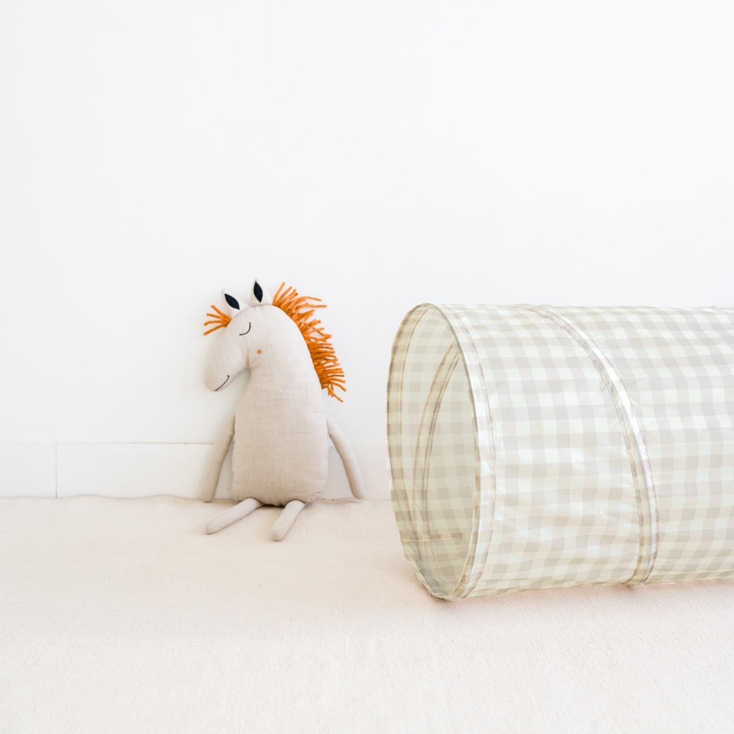 3 Sprouts Kids Play Tunnel - Pop Up Collapsible Tunnels with Recycled Fabric - Fun Crawling Tunnel