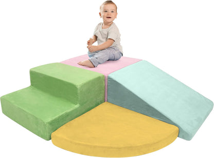 Large Baby Climbing Blocks – 6 Pcs Climbing Toys for Toddlers - Ultra High Density Soft Foam Play